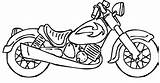 Motorcycle Coloring Pages  Home sketch template