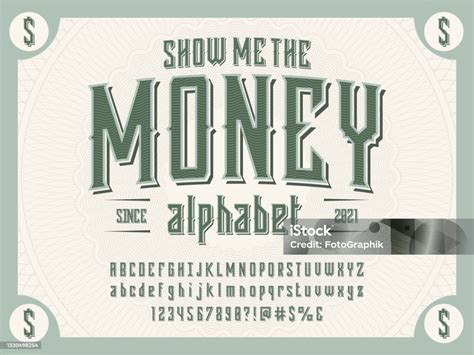 Money Font Stock Illustration - Download Image Now - Currency ...