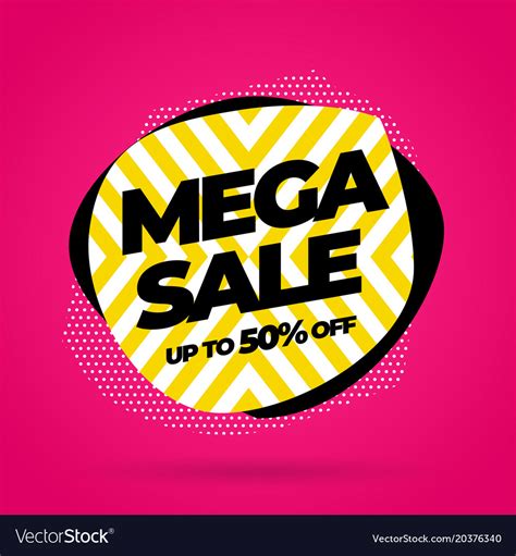 Sale banner template Royalty Free Vector Image