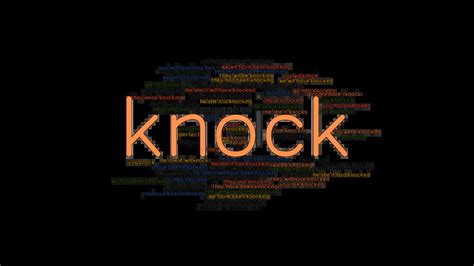 Knock Past Tense: Verb Forms, Conjugate KNOCK - GrammarTOP.com