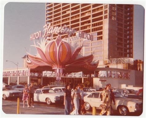 Vintage 70s PHOTO Old Las Vegas Flamingo Hilton Hotel Casino | Flamingo ...