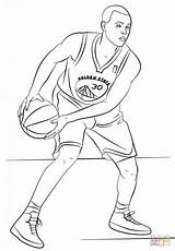 Stephen Curry NBA coloring Pages  Letscoloritcom Sports sketch template