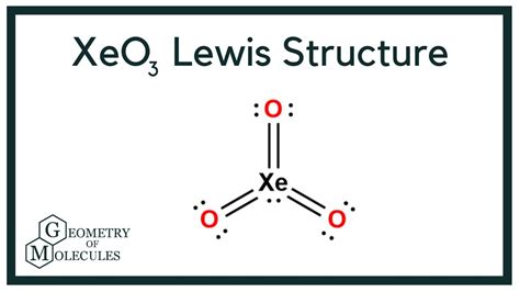 XeO3 Lewis Structure (Xenon Trioxide) - YouTube