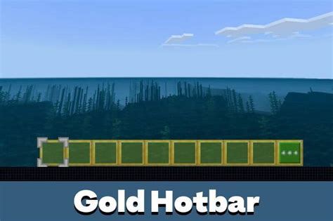 Hotbar Texture Pack | Minecraft PE / Bedrock Mod