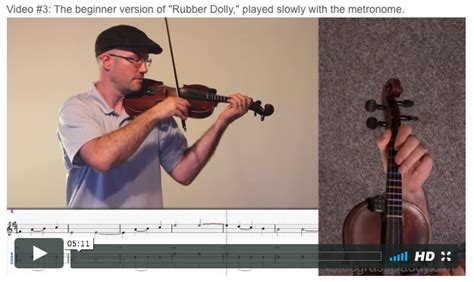 Rubber Dolly – BluegrassDaddy.com online fiddle Lessons