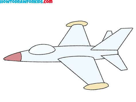 How to Draw a Jet - Easy Drawing Tutorial For Kids