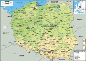 Poland Map (Political) - Worldometer