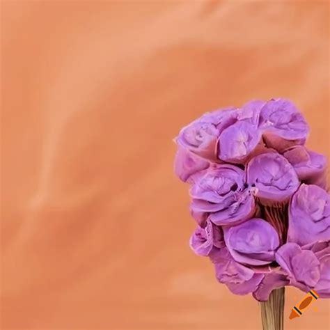 Terracotta and lavender palette invitation on Craiyon