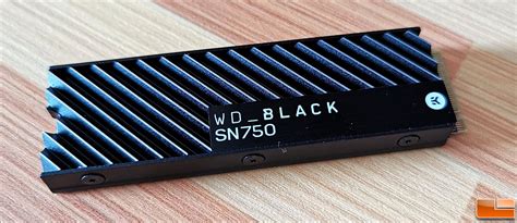 WD Black SN750 NVMe SSD with EKWB Heatsink Review - Legit Reviews