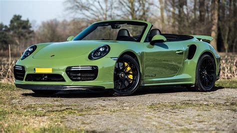 PTS Olive Green Porsche 911 Turbo S Cabriolet Is a Discreet Martini Mention - autoevolution