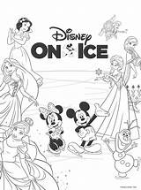 Kids N Funcom  Coloring Page Disney on Ice sketch template