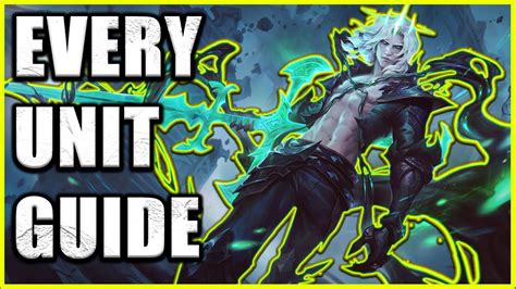 Guide to EVERY Unit in Set 5 TFT Reckoning! Items, Comps, and Dark Tech ...