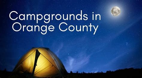 Campgrounds in Orange County | Enjoy OC