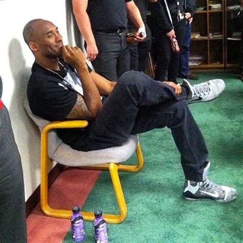 Kobe Bryant Chills in the Nike Kobe 9 Elite "Detail" | Complex