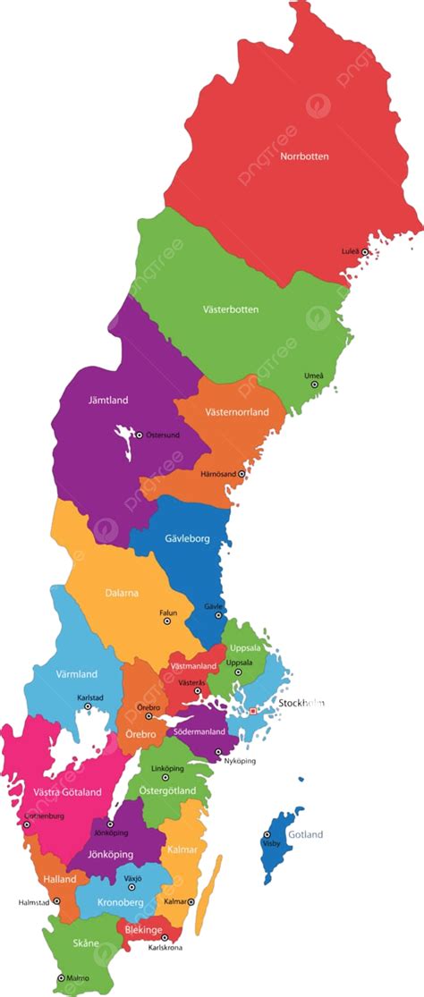 Sweden Map Geography Map Location Vector, Geography, Map, Location PNG and Vector with ...