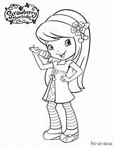 Strawberry Shortcake Coloring Pages Printable sketch template