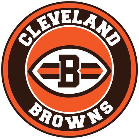 Cleveland Browns Circle Logo Vinyl Decal / Sticker CHOOSE SIZE 3'-12 ...