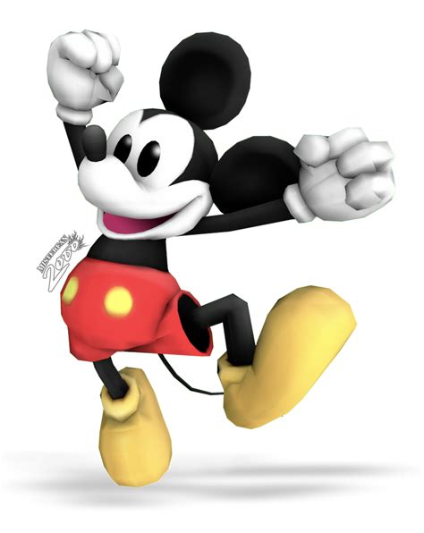 Mickey Mouse - Smash Styled Render by Rayman2000 on DeviantArt