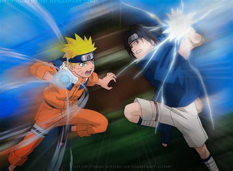 Naruto VS Sasuke by Epistafy on DeviantArt