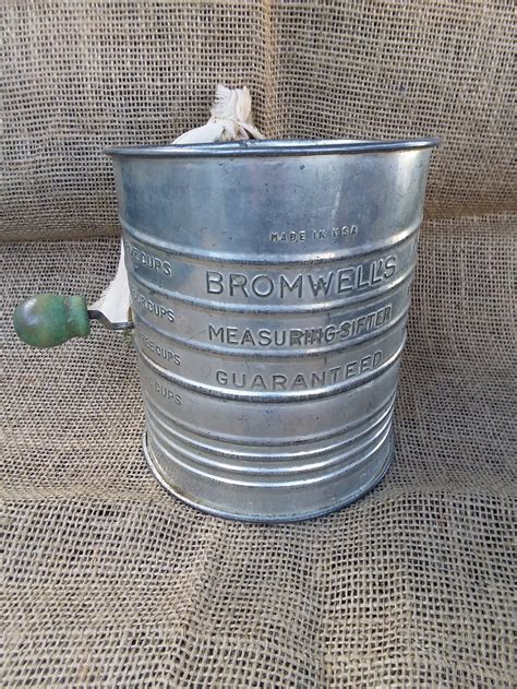 Antique Sifter/measuring Sifter/bromwells Sifter/ Vintage Sifter - Etsy