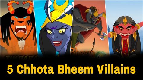 Top 5 Villains of Chhota Bheem | Most Powerful Villains of Chhota Bheem ...