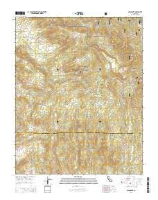 Miramonte Ranch Topo Map in Fresno County, California