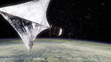 This Space Junk Removal Experiment Will Harpoon & Net Debris in Orbit ...