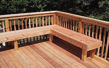 wood - How do I build a corner bench for my deck? - Home Improvement ...