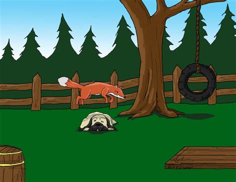 The Quick Brown Fox Jumps Over the Lazy Dog by Schmalkalder on DeviantArt