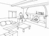 Living Room Coloring Pages At GetColoringscom  Free Printable sketch template