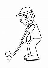 Golf Coloring Pages Printable sketch template