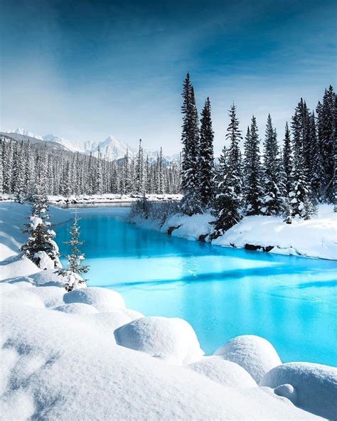 #pics Banff Alberta, Canada | Winter scenery, Winter landscape, Winter scenes