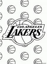 LA Lakers Logo Coloring Page  Coloring Home sketch template