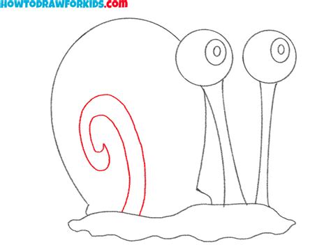 How to Draw Gary the Snail - Easy Drawing Tutorial For Kids