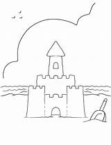 Sand Castle Coloring Pages Printable For Free Download sketch template