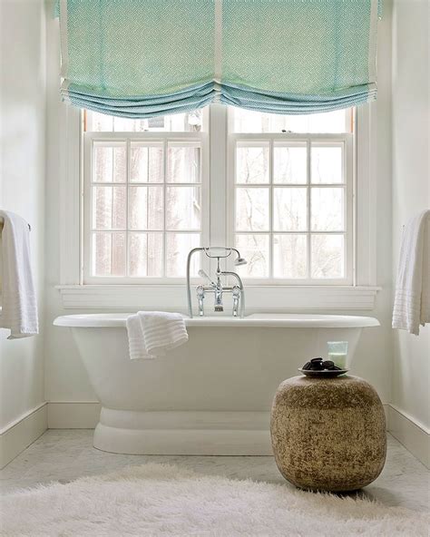 Quadrille China Seas Java Java Roman Shades in New Blue on White (Comes in 24 Colors) | Bathroom ...