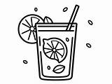 Sweet Lemonade Coloring  Coloring Page sketch template