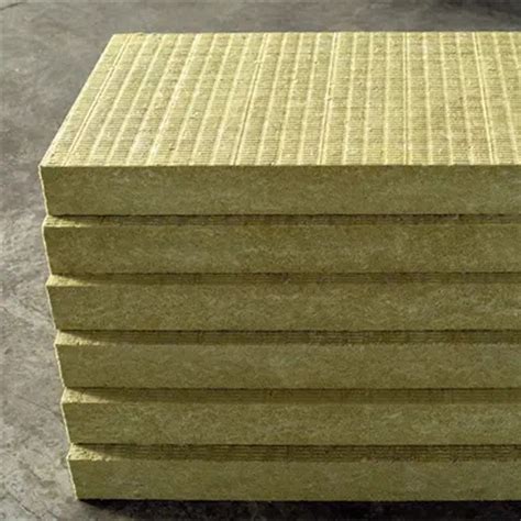 Yellow Mineral Wool Fire Resistance Panels Fire Insulation Rockwool