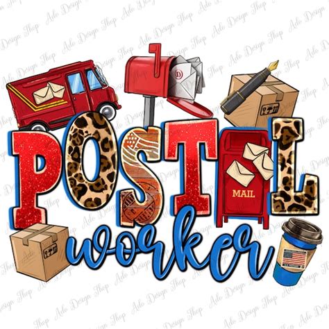 Postal Worker Svg - Etsy