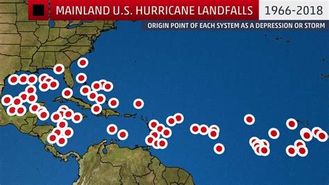 Here's Where Every Hurricane That Made Landfall in the U.S. Since 1966 Began Its Journey | The ...