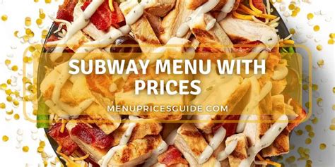 Subway Menu with Prices 2024