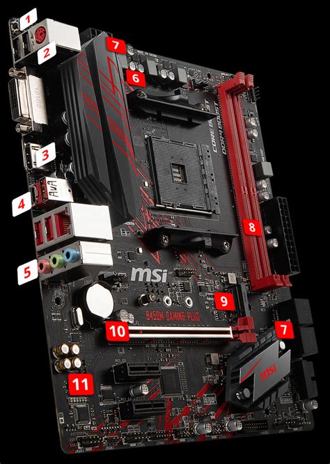 B450M GAMING PLUS | Motherboard - The world leader in motherboard design | MSI Global