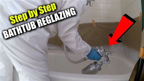 HOW TO REGLAZE A BATHTUB #2 | Step-by-Step Bathtub Reglazing | DP Tubs - YouTube