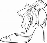 High Heel coloring Page  ColouringPages sketch template
