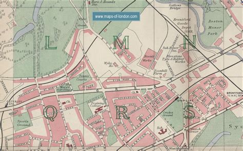 Map of Brentford, London