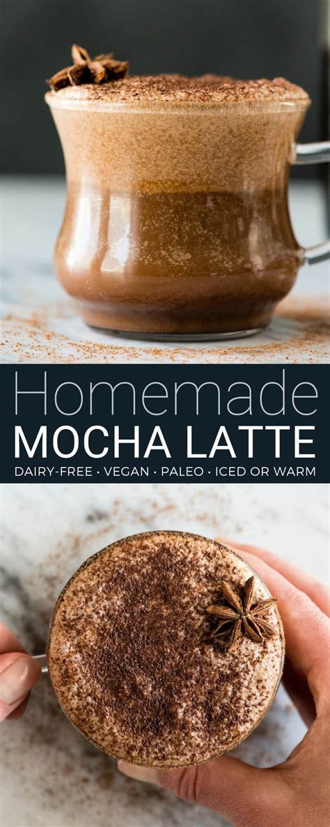 This dairy-free mocha latte recipe that is so amazing you will feel ...