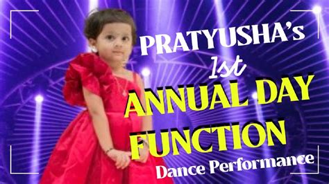 Bam Bam Bhole Dance Performance| PRATYUSHA's First Annual Function #dance #bambam # ...