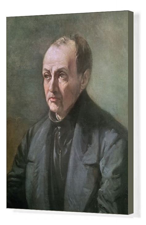 Print of Auguste Comte (1798-1857) (oil on canvas) in 2021 | Oil on canvas, Canvas prints ...