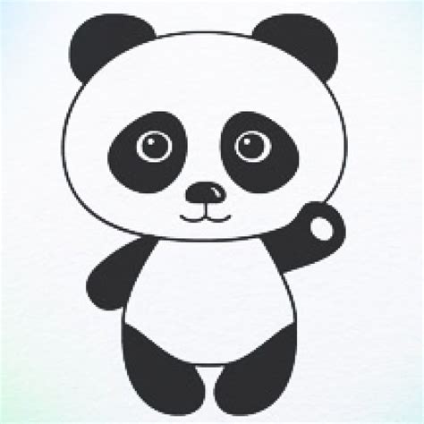 how to draw panda | Panda drawing, Cute panda drawing, Panda drawing easy