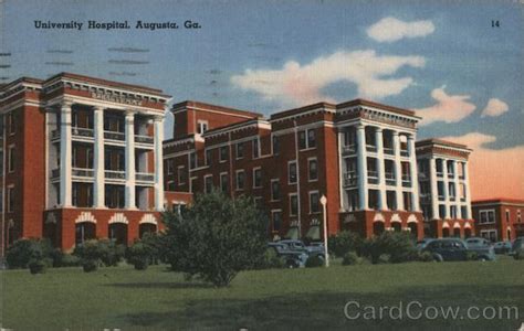 University Hospital Augusta, GA Postcard